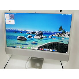 【中古】Apple iMac 24インチ CTO (M1・2021) シルバー M1(CPU:8C/GPU:7C)/16G/256G/1GbE(AC)【アリオ倉敷】保証期間1ヶ月【ランクB】