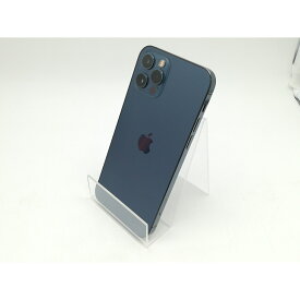 【中古】Apple au 【SIMロック解除済み】 iPhone 12 Pro 256GB パシフィックブルー MGMD3J/A【柏】保証期間1ヶ月【ランクA】