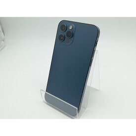 【中古】Apple au 【SIMロック解除済み】 iPhone 12 Pro 256GB パシフィックブルー MGMD3J/A【柏】保証期間1ヶ月【ランクA】