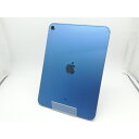 【中古】Apple docomo 【SIMフリー】 iPad（第10世代/2022） 64GB ブルー MQ6K3J/A【柏】保証期間1ヶ月【ランクB】