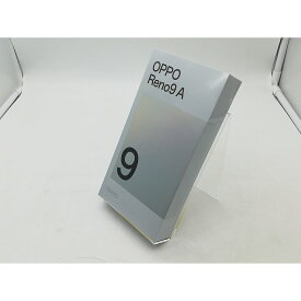 【未使用】Oppo ymobile 【SIMフリー】 OPPO Reno9 A ムーンホワイト 8GB 128GB A301OP【千葉】保証期間3ヶ月