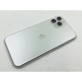 【中古】Apple docomo 【SIMロックあり】 iPhone 11 Pro 512GB シルバー MWCE2J/A【千葉】保証期間1ヶ月【ランクB】