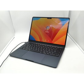 【中古】Apple MacBook Air 13インチ 256GB MLY33J/A ミッドナイト (M2・2022)【千葉】保証期間1ヶ月【ランクB】