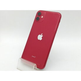 【中古】Apple au 【SIMロック解除済み】 iPhone 11 128GB (PRODUCT)RED MWM32J/A【中野】保証期間1ヶ月【ランクC】