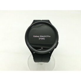 【中古】SAMSUNG Galaxy Watch5 Pro SM-R920NZKAXJP ブラックチタニウム【宇田川】保証期間1ヶ月【ランクA】