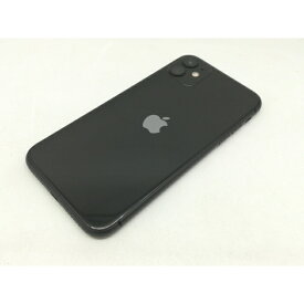 【中古】Apple au 【SIMロック解除済み】 iPhone 11 128GB ブラック MWM02J/A【宇田川】保証期間1ヶ月【ランクC】