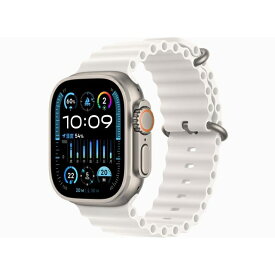 【未使用】Apple Apple Watch Ultra2 49mm Cellular チタニウムケース/ホワイトオーシャンバンド MREJ3J/A【道玄坂】保証期間3ヶ月