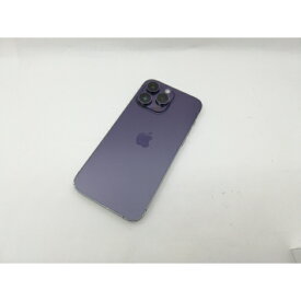 【中古】Apple 国内版 【SIMフリー】 iPhone 14 Pro Max 256GB ディープパープル MQ9E3J/A【新宿】保証期間1ヶ月【ランクB】