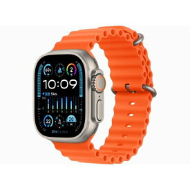 【未使用】Apple Apple Watch Ultra2 49mm Cellular チタニウムケース/オレンジオーシャンバンド MREH3J/A【三宮駅前】保証期間3ヶ月