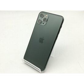 【中古】Apple docomo 【SIMロック解除済み】 iPhone 11 Pro 256GB ミッドナイトグリーン MWCC2J/A【神戸】保証期間1ヶ月【ランクB】
