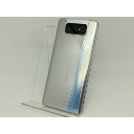 【中古】ASUS 国内版 【SIMフリー】 Zenfone 8 Flip グレイシアシルバー 8GB 256GB ZS672KS-SL256S8【日本橋3】保証期間1ヶ月【ランクB】