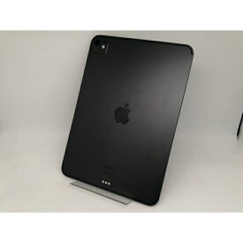 【中古】Apple SoftBank 【SIMフリー】 11インチ iPad Pro（M4/2024） 256GB スペースブラック 標準ガラス MVW13J/A【日本橋3】保証期間1ヶ月【ランクB】