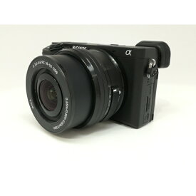 【中古】SONY α6400 パワーズームレンズキット ILCE-6400L ブラック【日本橋3】保証期間1ヶ月【ランクB】