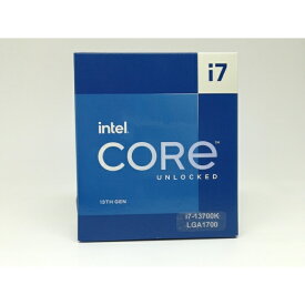 【未使用】Intel Core i7-13700K(3.4GHz) Box LGA1700/16C(P:8C/E:8C)/24T/L3 30M/UHD 770/PBP125W【日本橋3】保証期間1週間