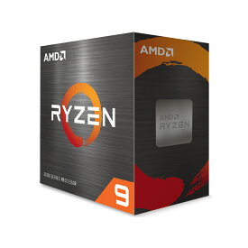【未使用】AMD Ryzen 9 5900X (3.7GHz/TC:4.8GHz) BOX AM4/12C/24T/L3 64MB/TDP105W【日本橋3】保証期間1週間