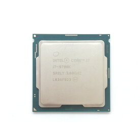 【中古】Intel Core i7-9700K (3.6GHz/TB:4.9GHz/SRELT/P0) bulk LGA1151/8C/8T/L3 12M/UHD630/TDP95W【日本橋3】保証期間1週間