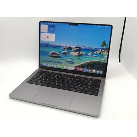 【中古】Apple MacBook Pro 14インチ M1 Pro(CPU:10C/GPU:16C) 16GB/1TB スペースグレイ MKGQ3J/A (14インチ, 2021)【秋葉2号】保証期間1ヶ月【ランクA】