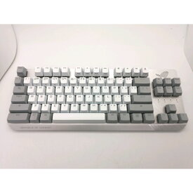 【中古】ASUS ROG Strix Scope NX TKL Moonlight White 赤軸 [White/Gray]【秋葉2号】保証期間1週間