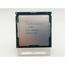 【中古】Intel Core i7-9700K (3.6GHz/TB:4.9GHz/SRELT/P0) BOX LGA1151/8C/8T/L3 12M/UHD630/TDP95W【秋葉2号】保証期間1週間