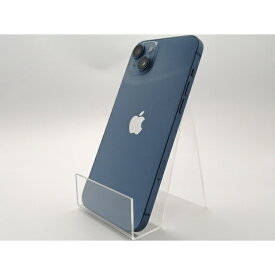 【中古】Apple 国内版 【SIMフリー】 iPhone 14 Plus 128GB ブルー MQ4H3J/A【秋葉5号】保証期間1ヶ月【ランクA】