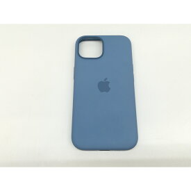 【中古】Apple MagSafe対応iPhone 15シリコーンケース ウィンターブルー【札幌】保証期間1週間