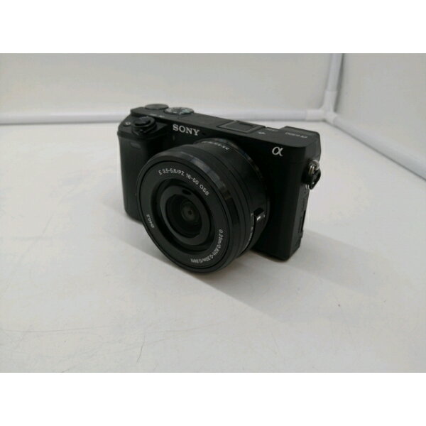 【中古】SONY α6300 パワーズームレンズキット ILCE-6300L ブラック【札幌】保証期間１ヶ月【ランクB】