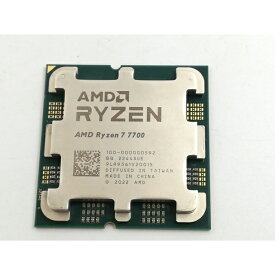 【中古】AMD Ryzen 7 7700 (3.8GHz/TC:5.3GHz) bulk AM5/8C/16T/L3 32MB/TDP65W【福岡筑紫】保証期間1週間