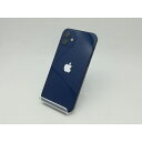【中古】Apple docomo 【SIMロック解除済み】 iPhone 12 64GB ブルー MGHR3J/A【広島】保証期間1ヶ月【ランクC】