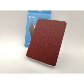 【中古】Amazon Kindle Paperwhite 第11世代用 Amazon純正 レザーカバー (メルロー)【神保町】保証期間1週間