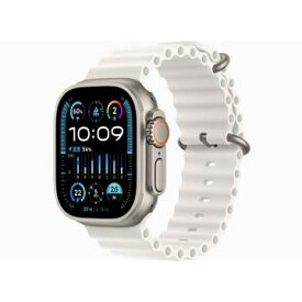 【未使用】Apple Apple Watch Ultra2 49mm Cellular チタニウムケース/ホワイトオーシャンバンド MREJ3J/A【札幌南2条】保証期間3ヶ月