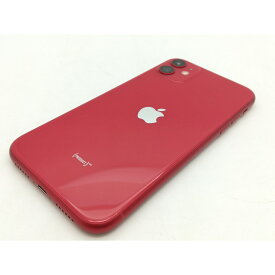 【中古】Apple au 【SIMロック解除済み】 iPhone 11 128GB (PRODUCT)RED MWM32J/A【札幌南2条】保証期間1ヶ月【ランクB】