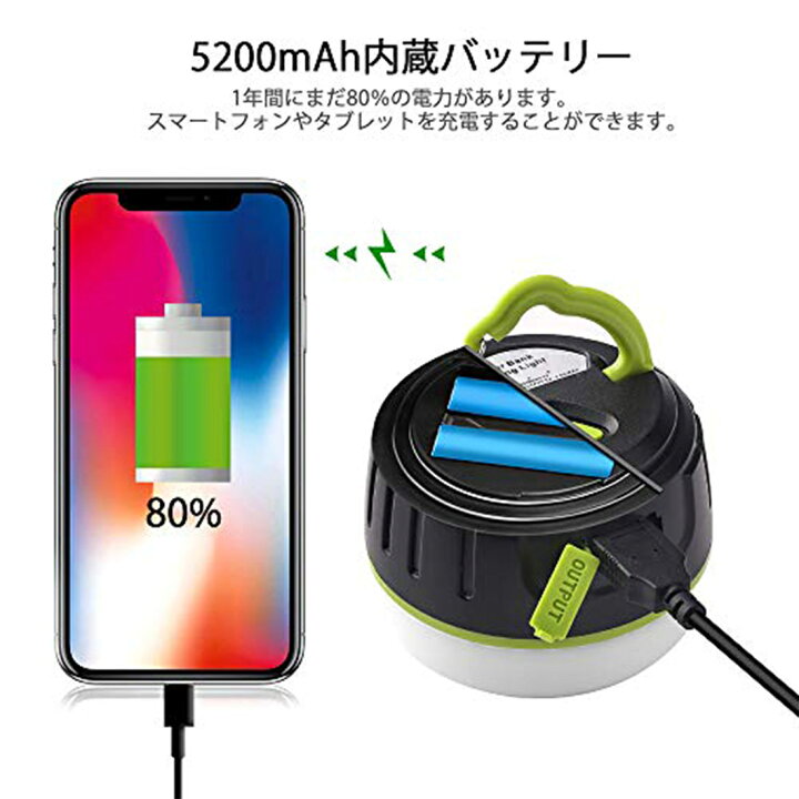 人気 ウイング 多角度LEDランタン ソーラー充電 スマホ充電可 キャンプ 釣り thiesdistribution.com
