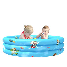 子ども用プール ベビープール 家庭用 プール ファミリープール 大型 110×30cm 暑さ対策 室内 室外 暑さ対策 親子遊び 水遊びに大活躍 漏れ防止