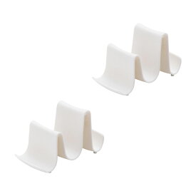 2個セット 鍋ふたスタンド 箸立て スタンド ブックスタンド 鍋蓋 ラック キッチン 収納 調理小道具立て まな板スタンド