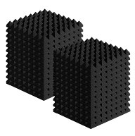 吸音材 防音 壁 50*50cm 厚さ5cm 24枚セット 防音材 ウレタン 高反発高密度 部屋防音 不燃 無害 減震 ピ…