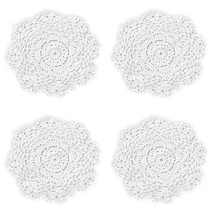 ��҂� �����j�҂݃��[�X 4���Z�b�g �Ȏ��e�[�u���}�b�g �D�葕���e�[�u���v���[�X�}�b�g ���E���h�}�b�g SS�T�C�Y ���a20cm �y������s�z