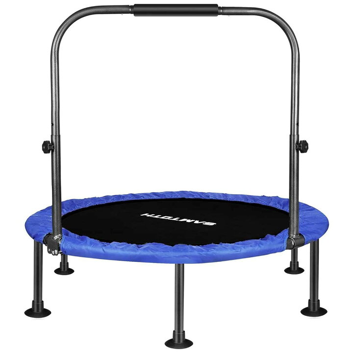 楽天市場】SAMTOTH トランポリン 補助手すり付き 大型102cm 耐荷重 