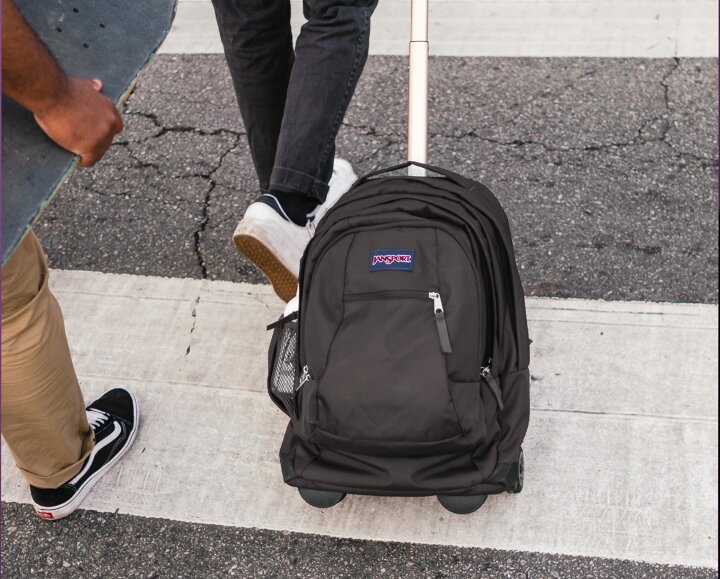 楽天市場 公式通販限定 Jansport リュック キャリー ジャンスポーツ Driver 8 Black Js00tn008 キャリーバッグ バックパック 背負える ブラック 黒 ジャンスポ メンズ レディース 旅行 出張 ビジネス 学生 通勤 ローラー 36l 小型 Jansport ジャンスポーツ