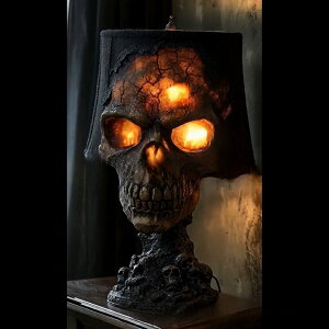 nEB  Skull Light USBd 19CM 18CM  WbNI[^ nEB   ^ LED Cg ڂ  fR[V halloween  O dr ԋۏؕt