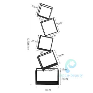 アイアン本棚 絵本棚 異形本棚 ブックシェルフ CD DVD 本棚 アンバランス アート 物置棚 DVD収納 省スペー 5階 4階 3階 大容量 収納棚 おしゃれ アート棚 一人暮らし 狭小収納 大容量 アート棚 ソ