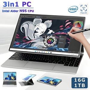 �m�[�g�p�\�R�� �V�i 14�C���` �p�\�R��PC Windows11PRO �^�u���b�gpc 3in1PC �^�b�`�X�N���[�� ��13����intel CPU N95 16GRAM 256G~1TB M.2NVME SSD �X���C�h/�C���o�[�g�^ WPS�t���t��HD�t�� laptop computer ���{��L
