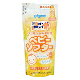 ピジョン　ベビーランドリー　ベビーソフター　ひだまりフラワーの香り　詰めかえ用　500ml　×20個【イージャパンモール】