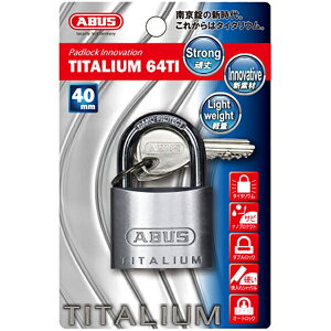 ABUS@싞@TITALIUM@64TI@40mmyz[Z^[EDIYفz