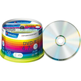 データ用DVD?R 4.7GB 1?16倍速 ブランドシルバー スピンドルケース 1パック(50枚)