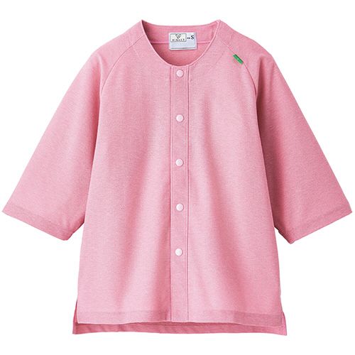 トンボ カラーレスシャツ クレープ防縮ニット 1着 正規取扱店 ※アウトレット品 Lサイズ ピンク