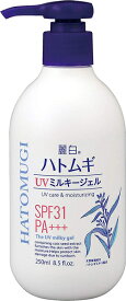 熊野油脂（株）　麗白　ハトムギUVミルキージェル（250mL）【イージャパンモール】