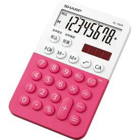 【送料無料】【個人宅届け不可】【法人（会社・企業）様限定】カラー・デザイン電卓 8桁 ミニミニナイスサイズ ピンク系 1台
