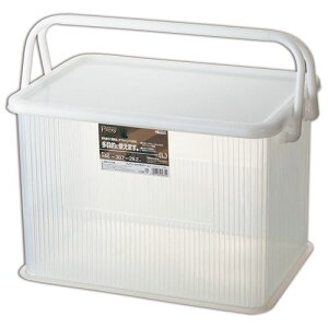 【送料無料】【個人宅届け不可】【法人(会社・企業)様限定】プレクシー ロックキャリー L W460×D307×H292mm クリアナチュラル 1個