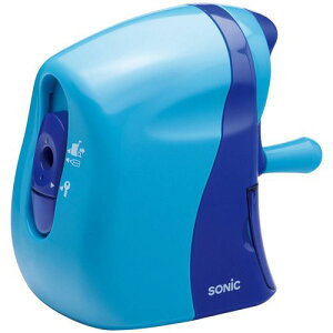 【送料無料】【個人宅届け不可】【法人(会社・企業)様限定】かるハーフ 手動鉛筆削り 青 1台