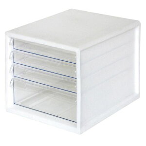 【送料無料】【個人宅届け不可】【法人(会社・企業)様限定】レターケース A4タテ 浅3段・深1段 ホワイト 1台